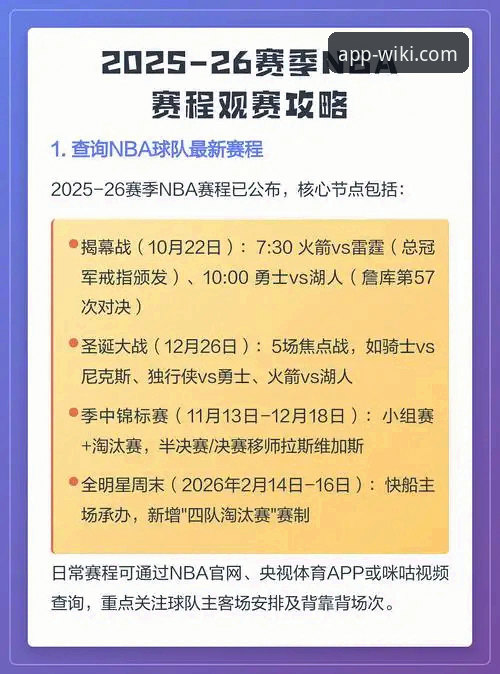 NBA快船vs开拓者赛事回顾与维基体育APP观赛体验完整指南